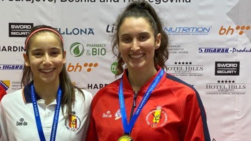 Adriana Cereazo (-49kg) y Cecilia Castro (-67kg).
