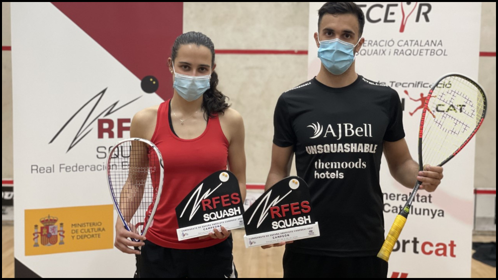 Marta Domínguez e Iker Pajares, campeones de España.