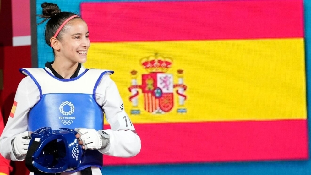 Adriana Cerezo (17) en su debut olímpico.