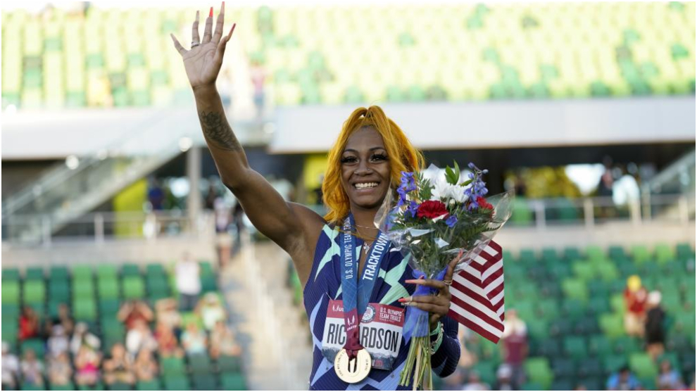 Sha'Carri Richardson dio positivo por cannabis antes de los Juegos de Tokio