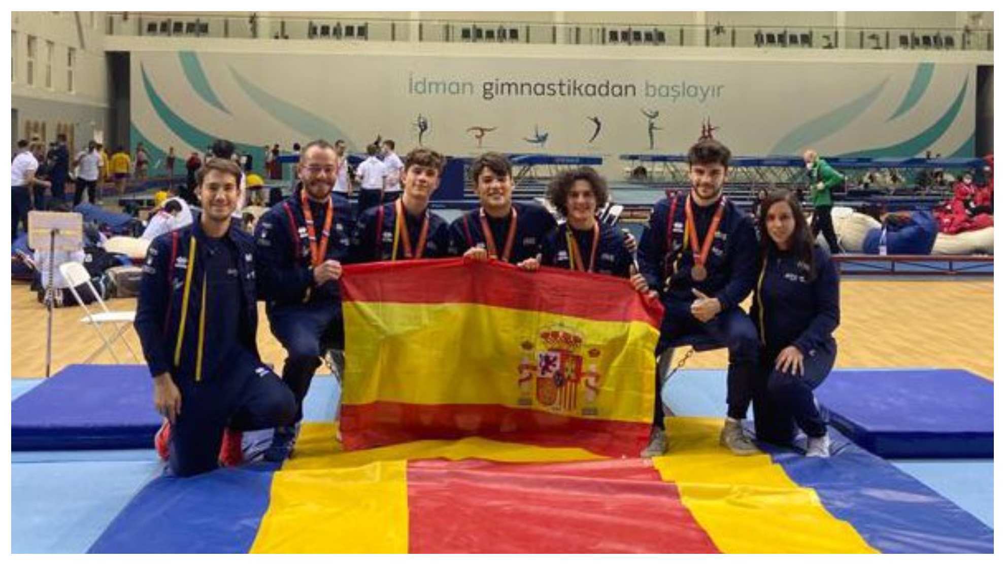 El equipo español, medallista mundial