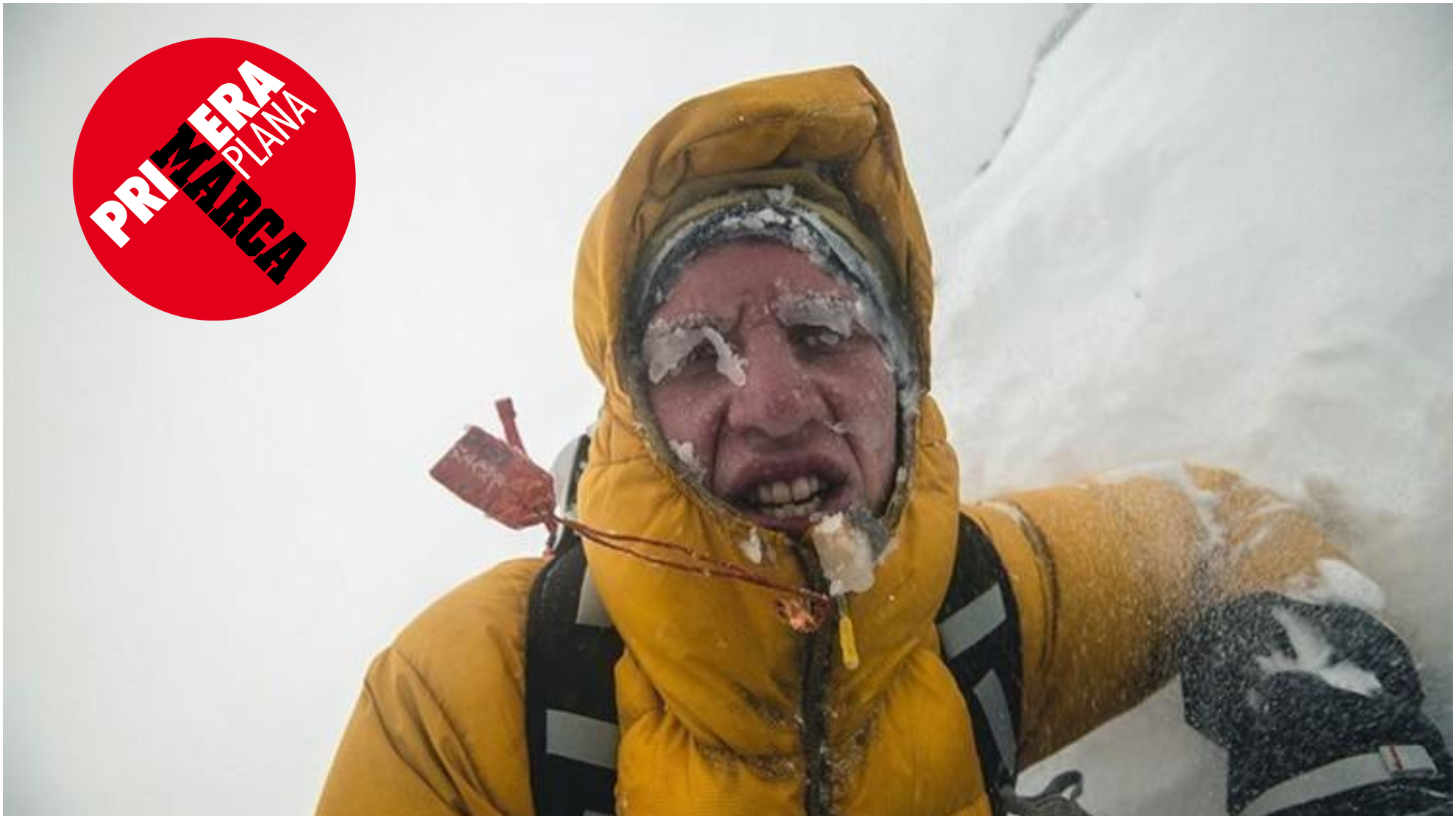 Jost Kobusch, en el Everest.