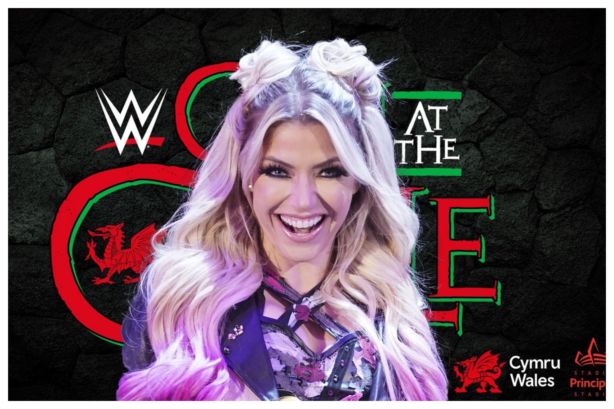 Alexa Bliss estará en Clash at The Castle / Fotos: WWE