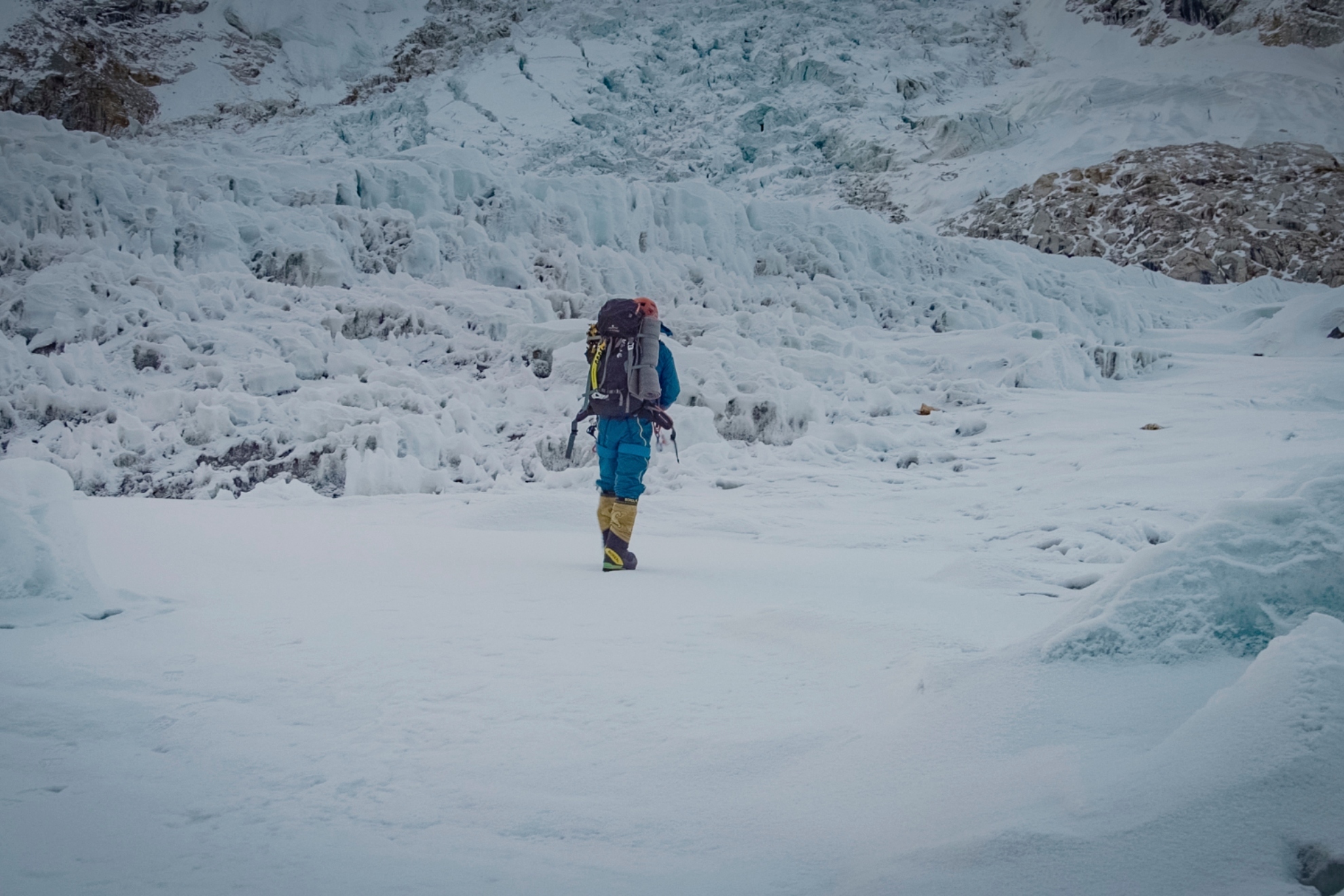 Alex Txikon en el Everest.
