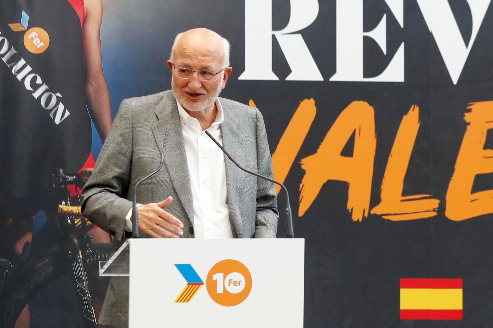 Juan Roig, en la presentación del proyecto FER 2022. | JOSÉ ANTONIO SANZ