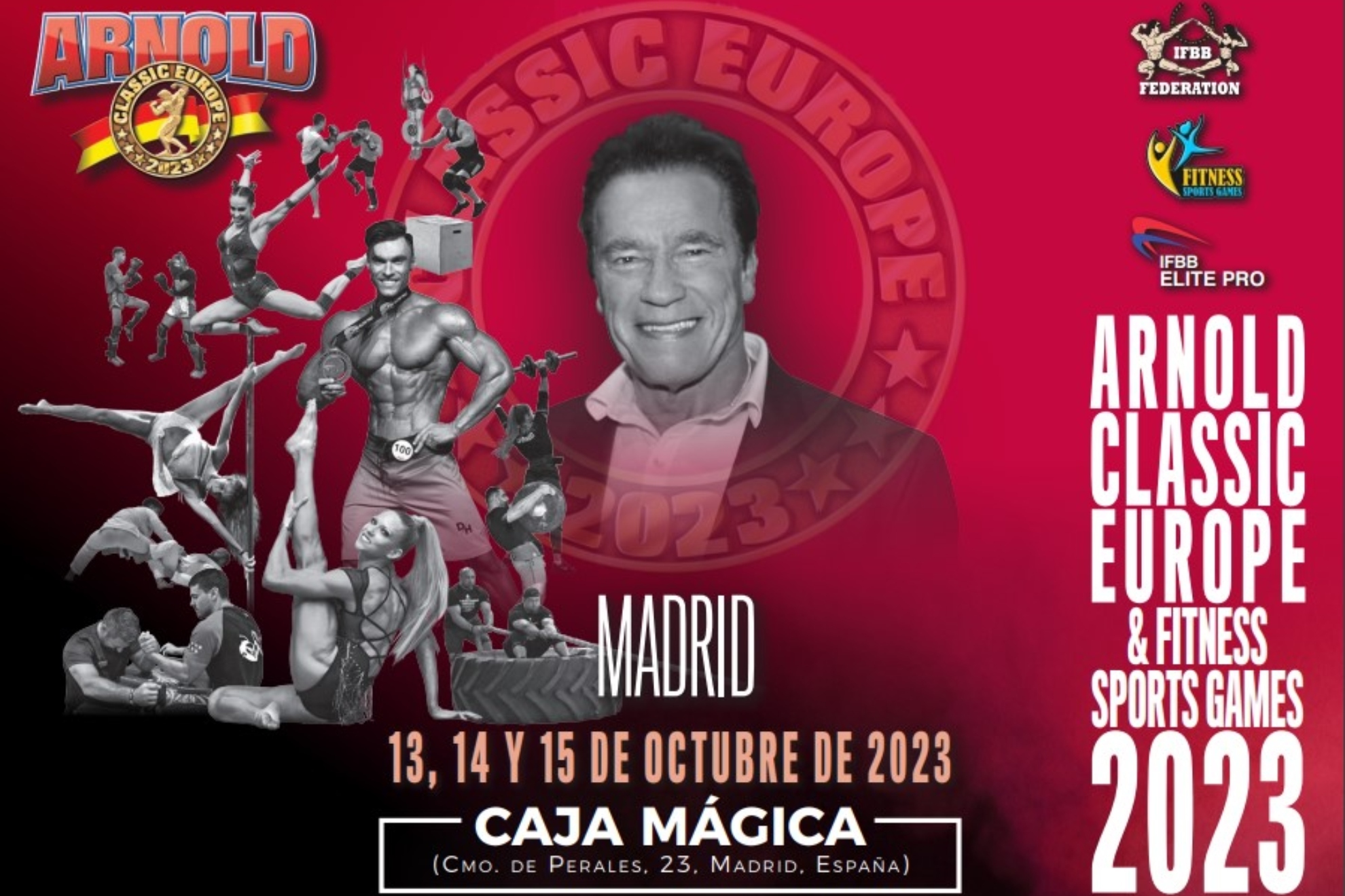 El Arnold Classic Schwarzenegger se celebra entre el 13 y 15 de octubre en la Caja Mágica de Madrid