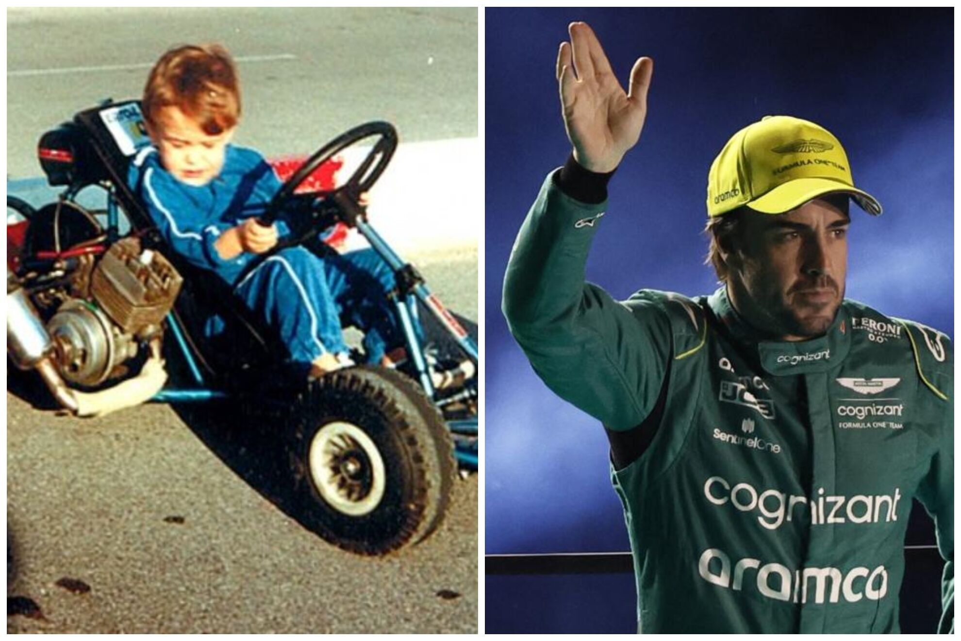 Fernando Alonso apuntaba maneras desde niño