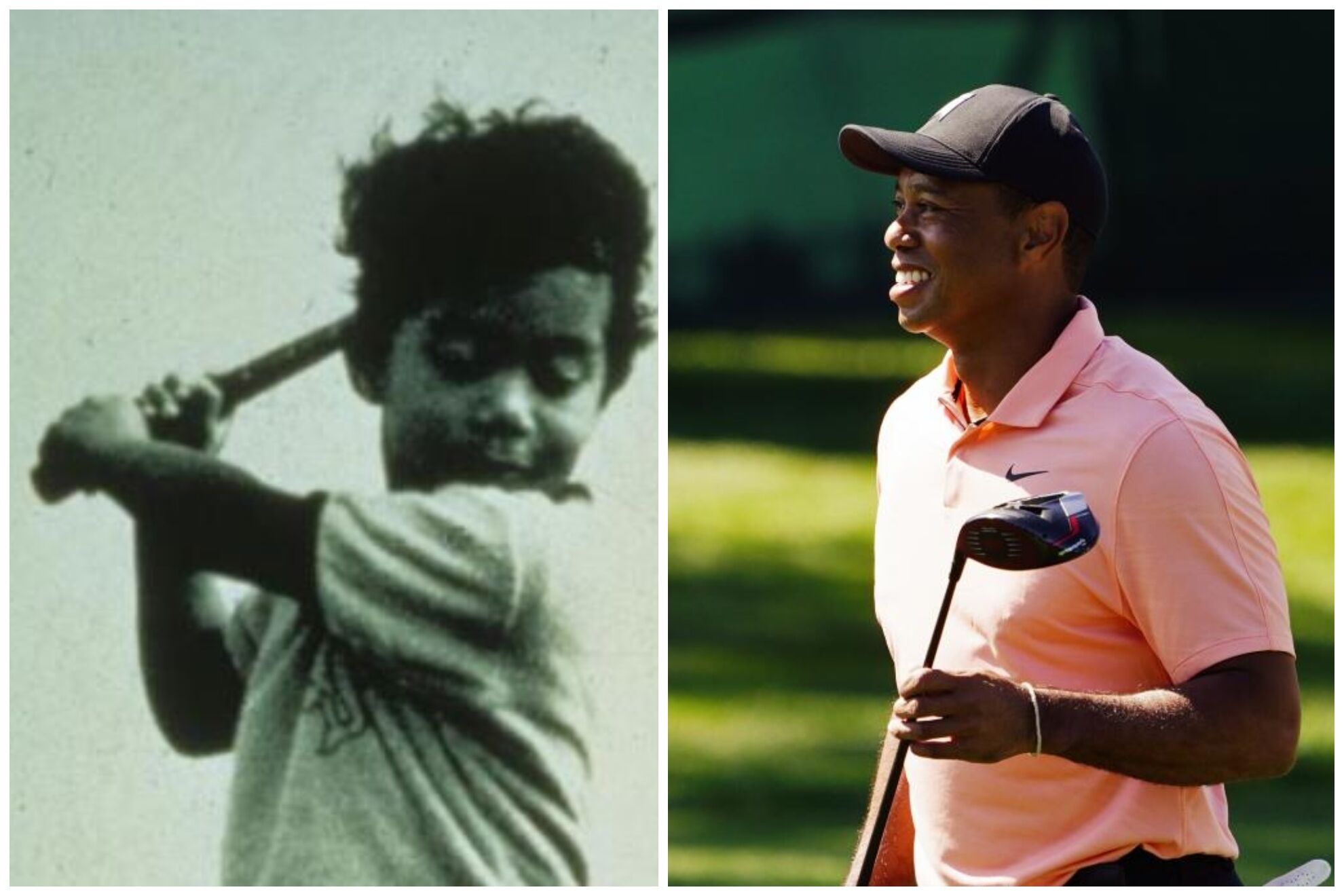 Quién le iba a decir al pequeño Tiger Woods que se convertiría en una leyenda