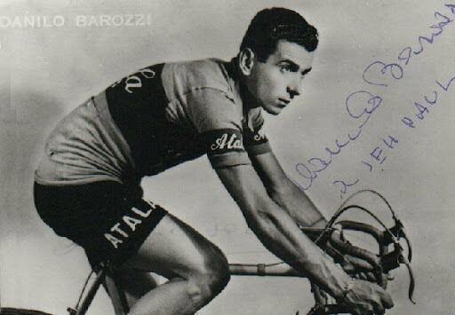 Danilo Barozzi. Ciclista italiano. 92 años (agosto 1927-marzo 2020)