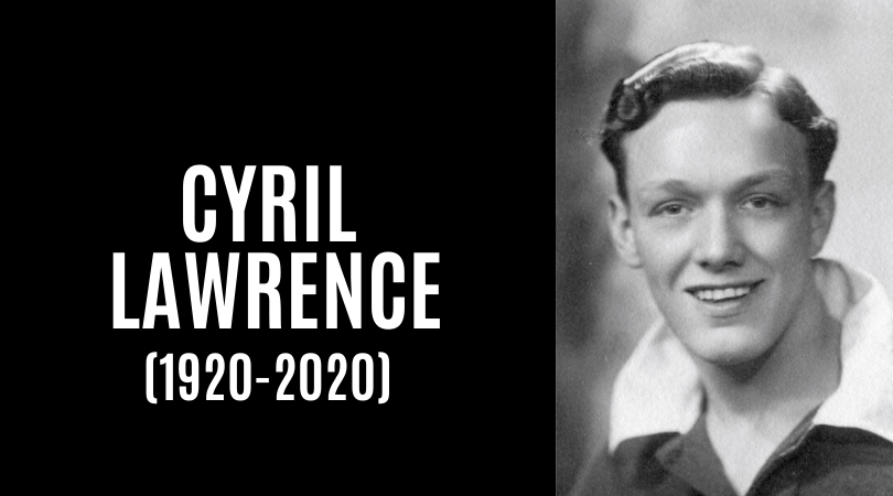 Cyril Lawrence. Futbolista inglés. 99 años (junio 1920-abril 2020)