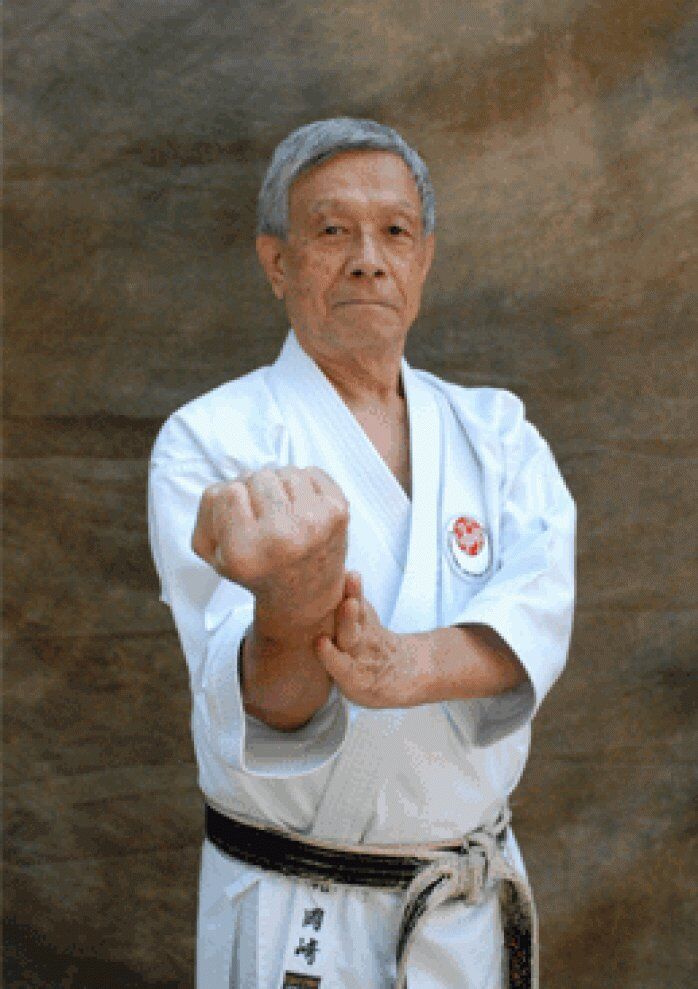 Teruyuki Okazaki. Karateka japonés. 88 años (junio 1931-abril 2020)