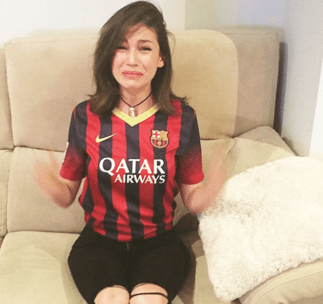 Úrsula Corberó es seguidora del Barça