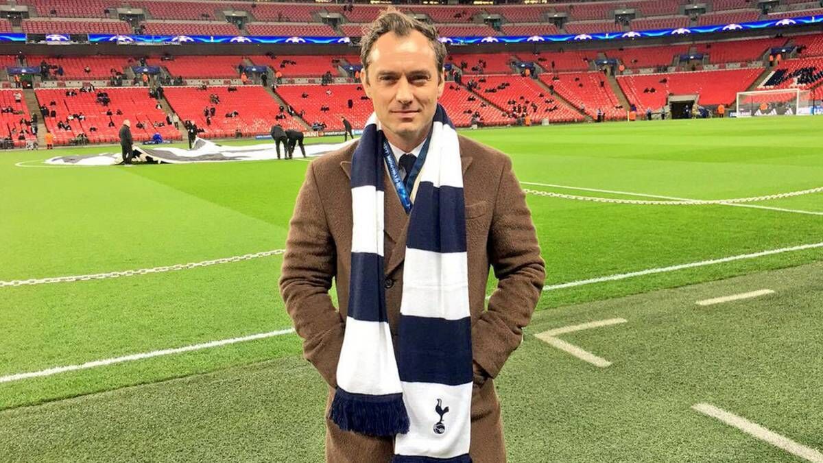 Jude Law es seguidor del Tottenham