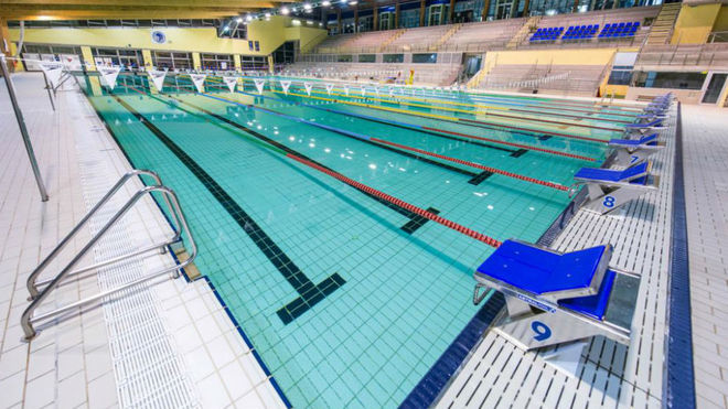 La piscina del Club Natación Sabadell.