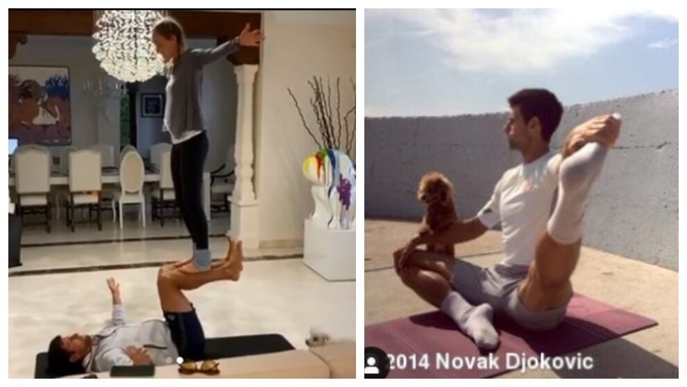 Djokovic, amante del yoga