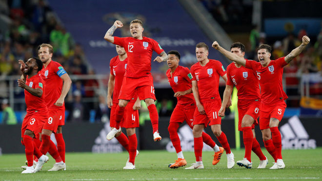 8. Inglaterra acaba con su maldición en los penaltis en Rusia