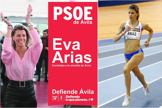 Eva Arias (atletismo), número 1 en la lista del PSOE por Ávila