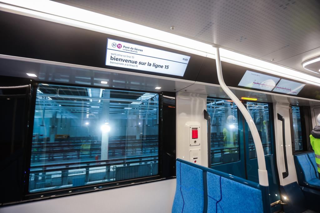 Nuevas instalaciones de Metro en París