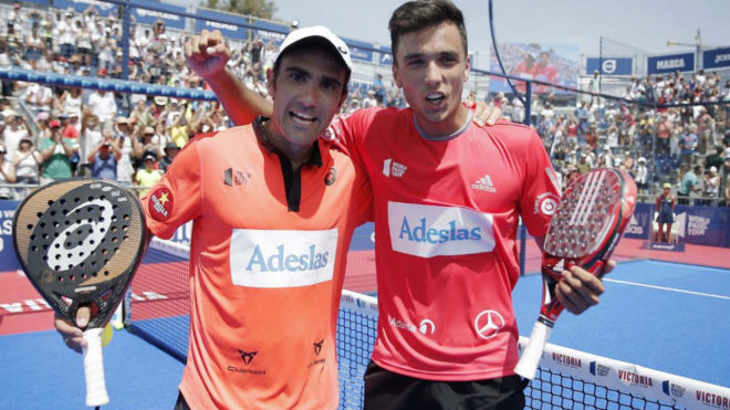 Pablo Lima y Alejandro Galán. 4 títulos.