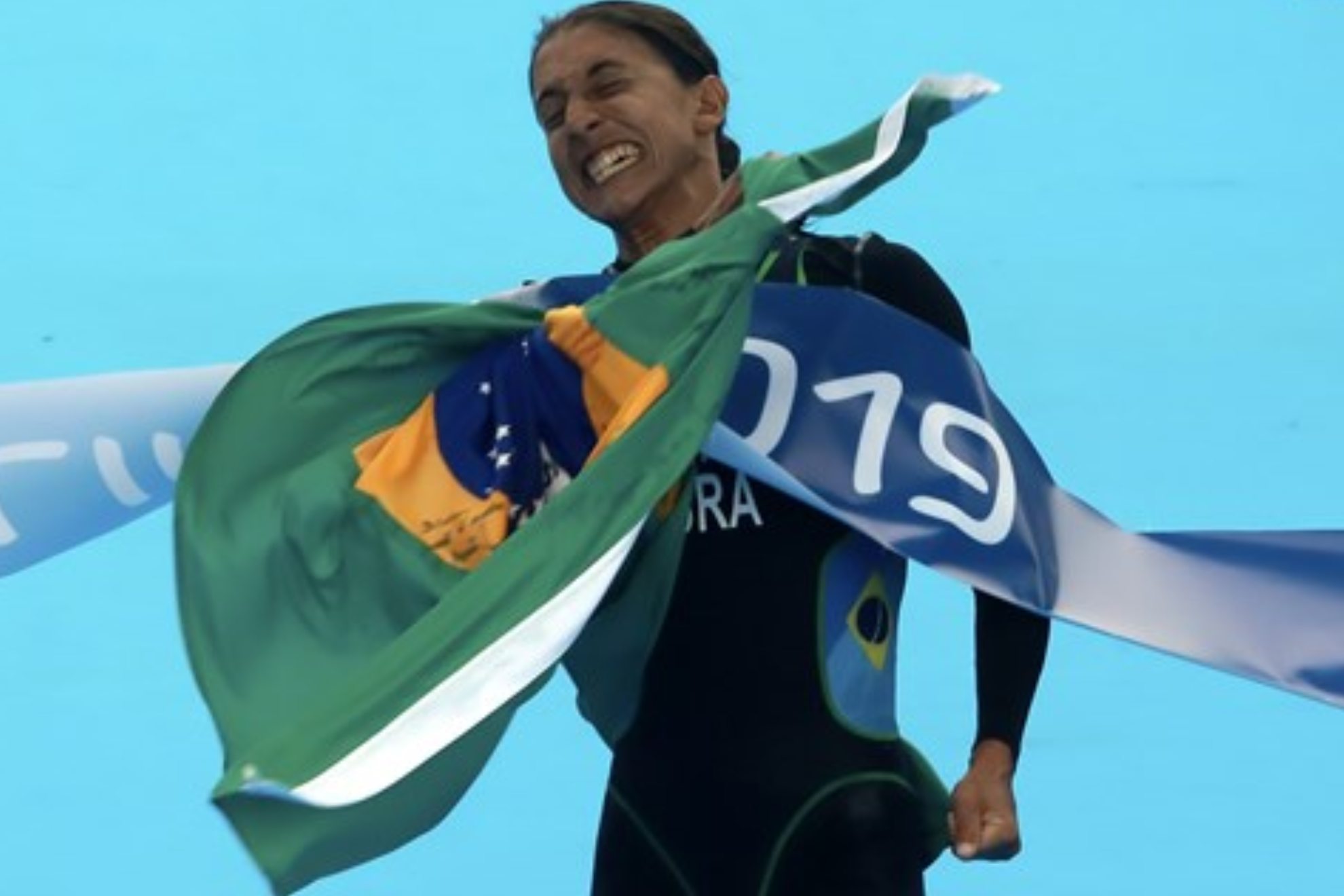 Luisa Baptista, tras ganar el oro en los Panamericanos de 2019