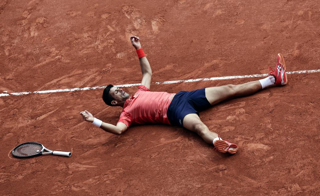 Djokovic, ganador de Roland Garros en 2023.