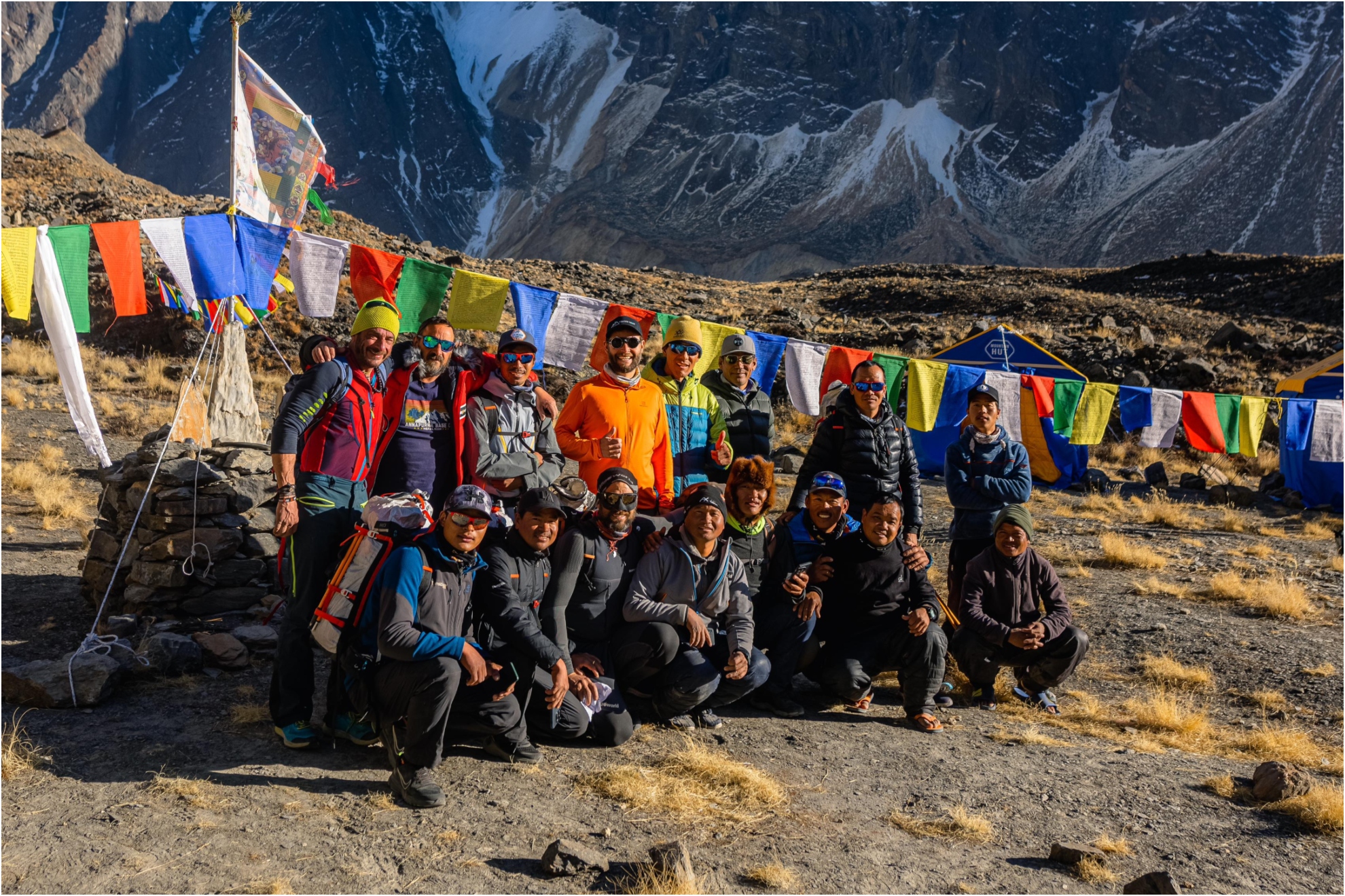 Txikon y la expedición en el Annapurna.