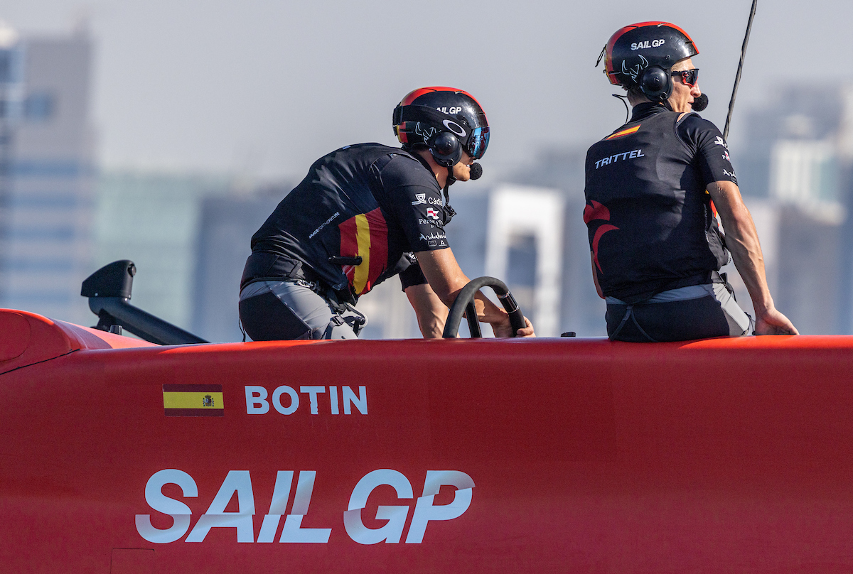 Diego Botin y Florian Trittel en el Gran Premio de Abu Dabi.