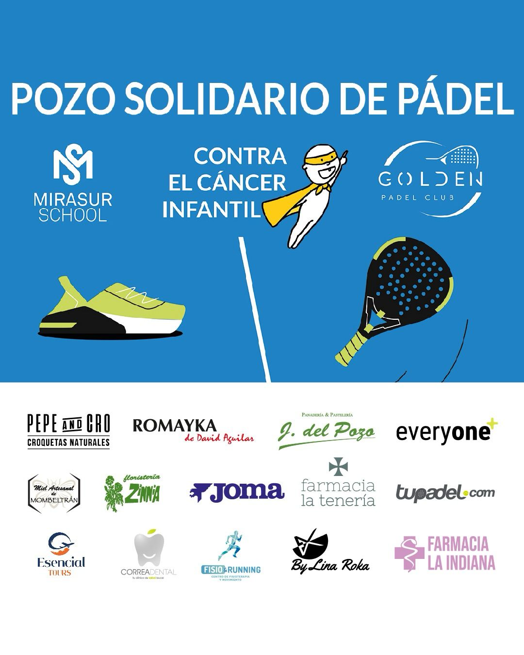 Pinto se vuelca con el torneo Pozo Solidario de Pádel, contra el cáncer  infantil | Marca