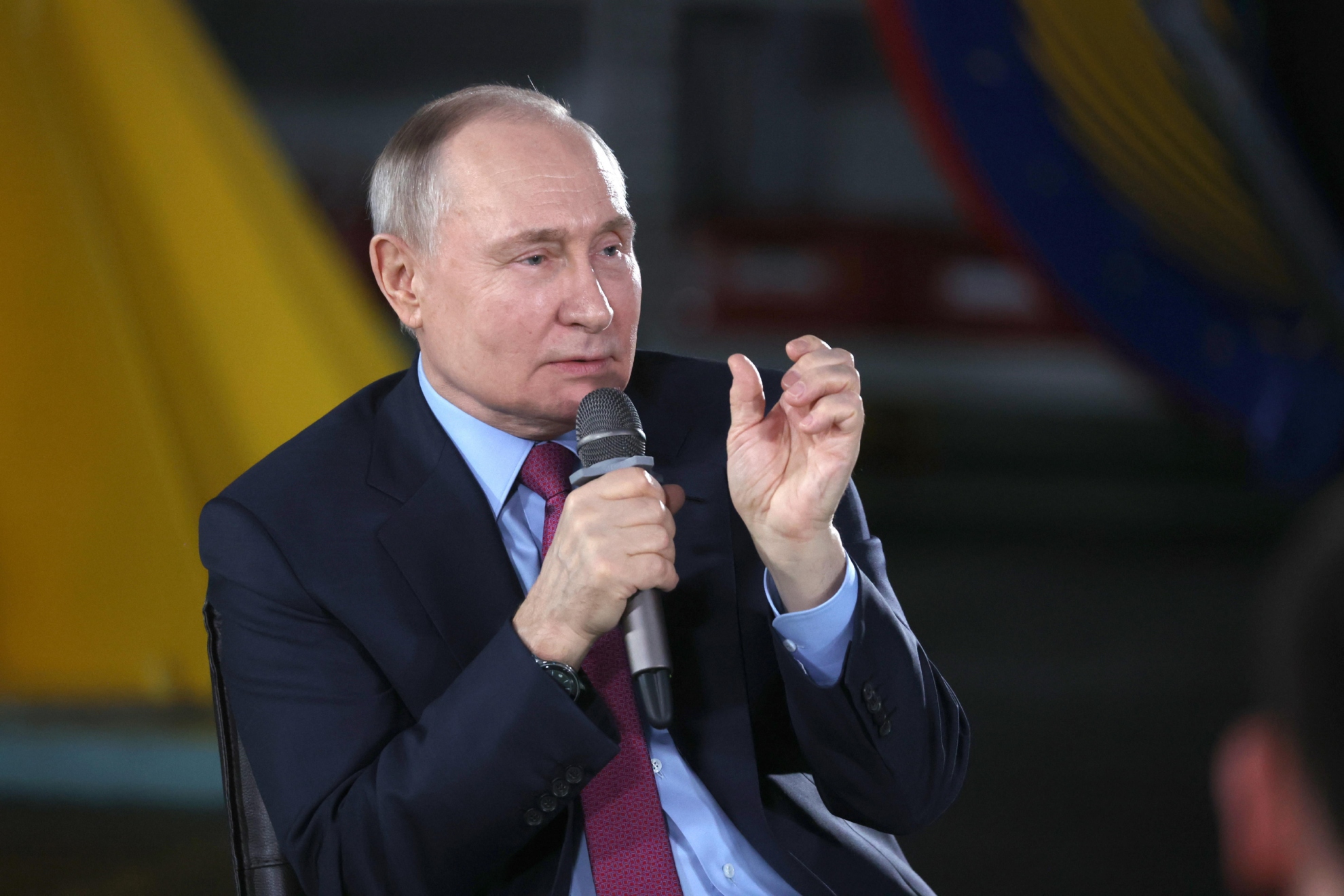 Vladimir Putin durante un acto institucional el pasado 15 de febrero.