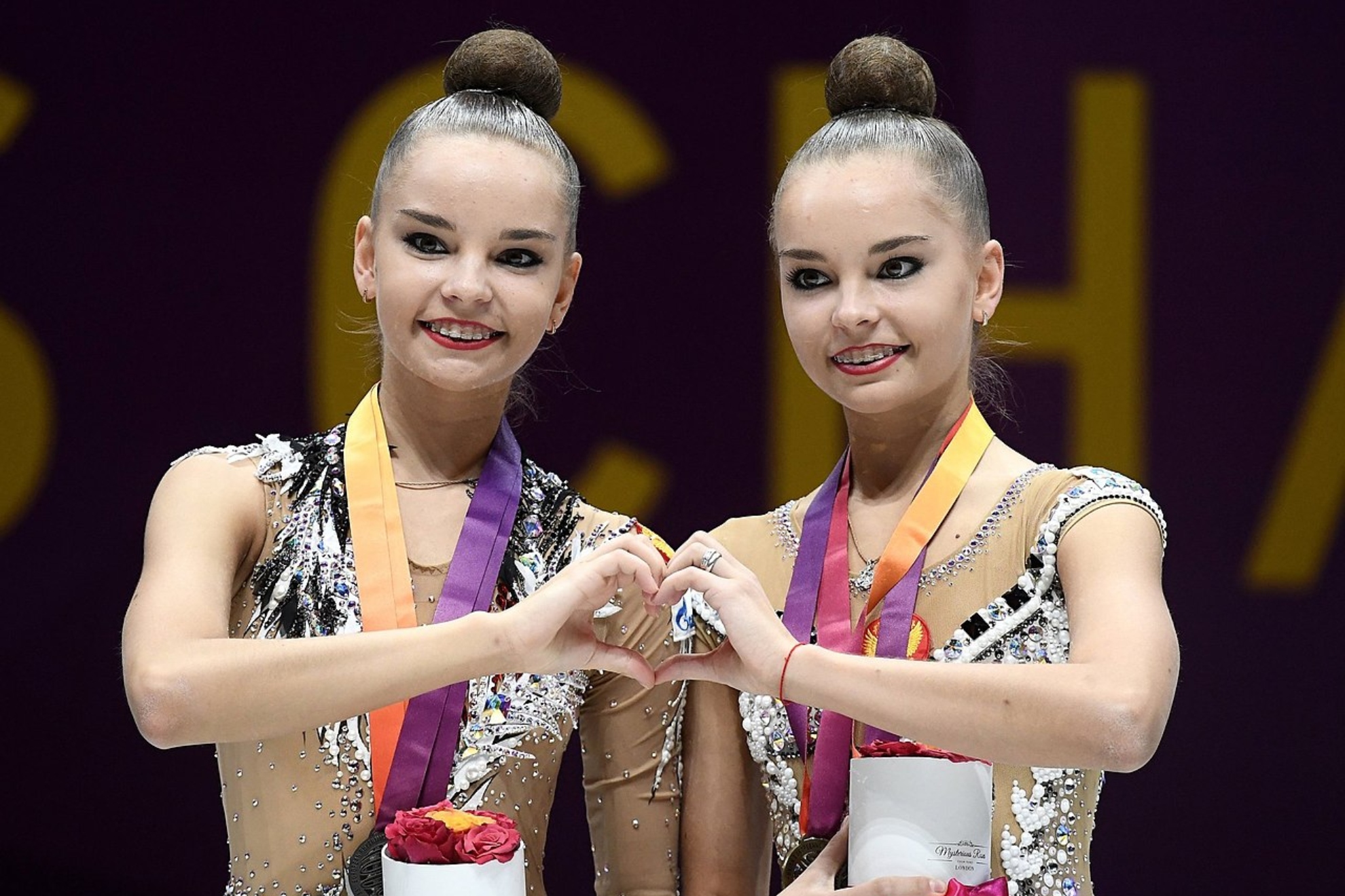 Dina y Arina Averina en los Europeos 2017