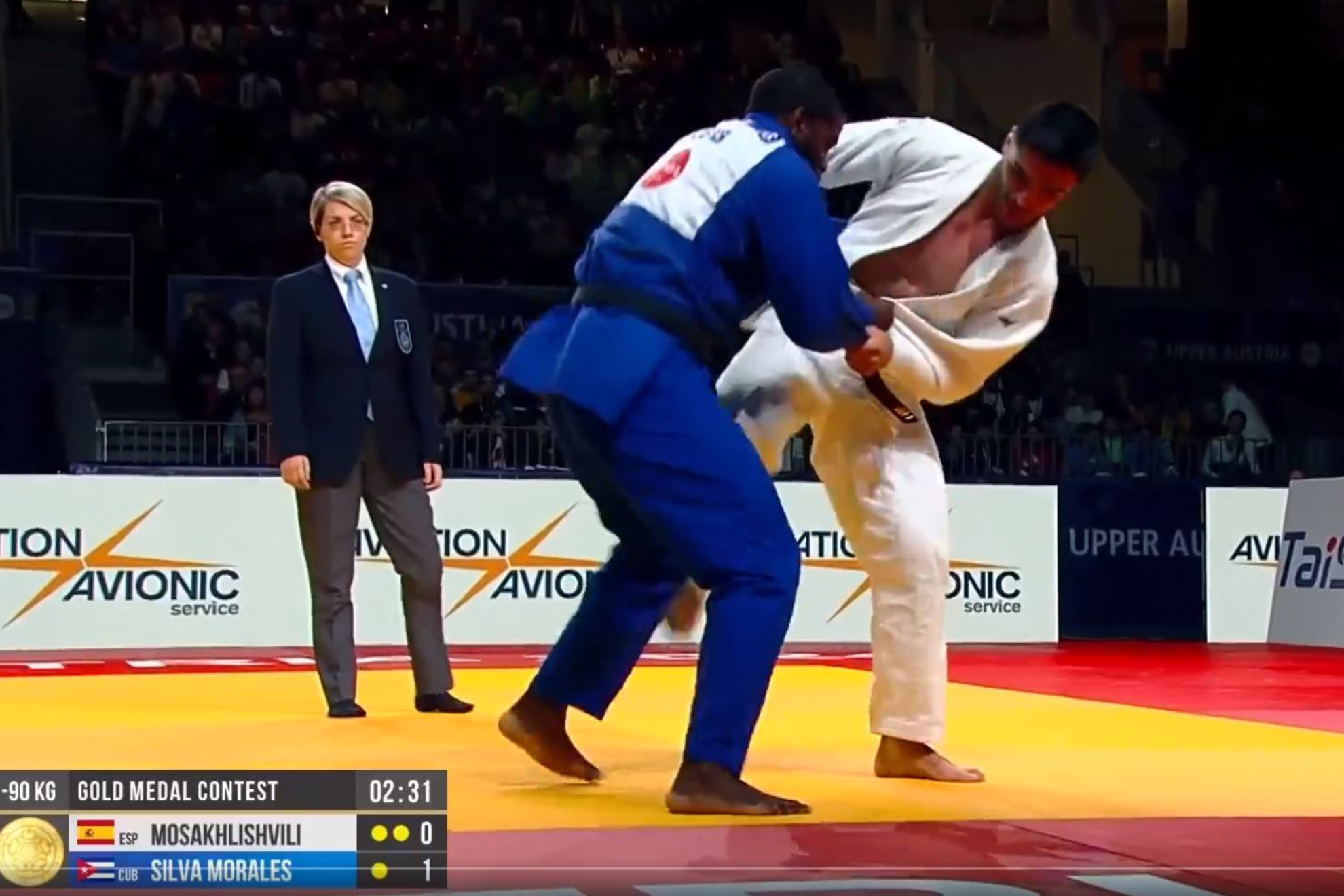 Mosakhlishvili logra la medalla de plata tras caer en la final ante el cubano Silva Morales.