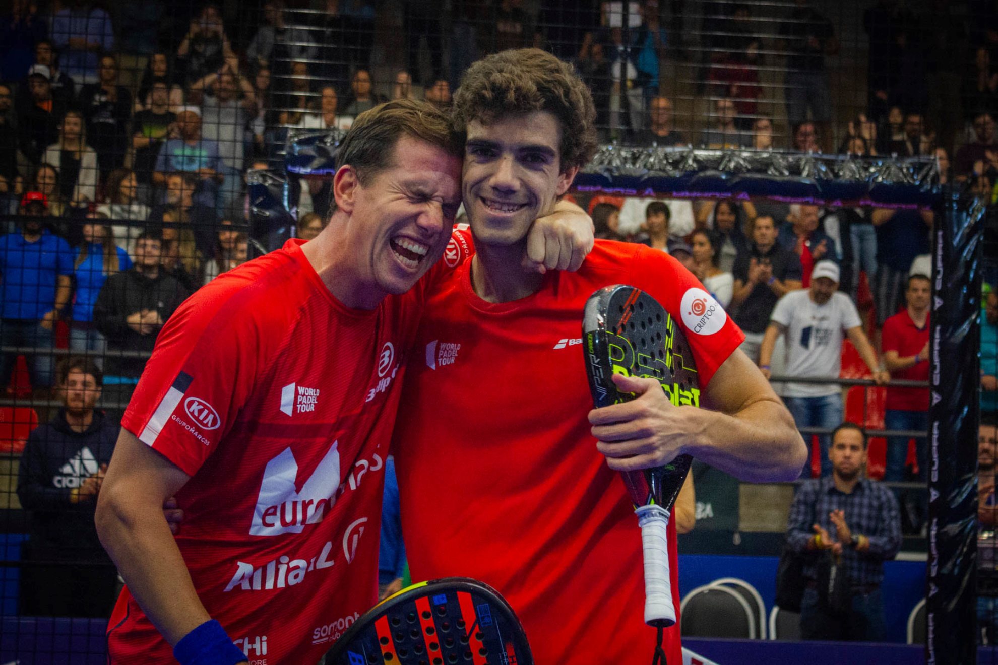 Navarro y Lebrón, tras ganar en 2019 en Sao Paulo