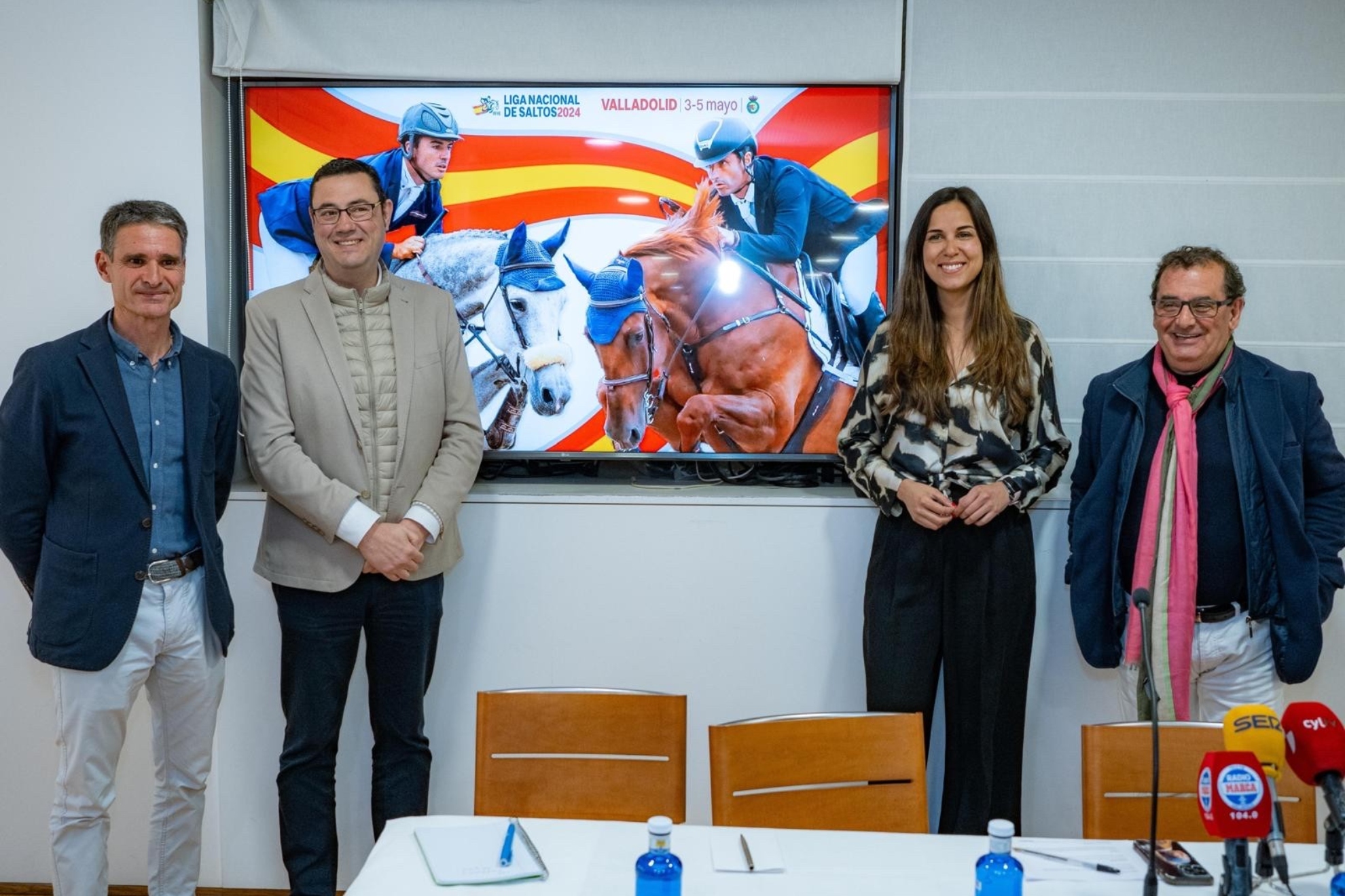 Foto de la presentación del CSN5* Valladolid, segunda sede que para nosotros es de gran importancia dentro de la Liga Nacional de Saltos.