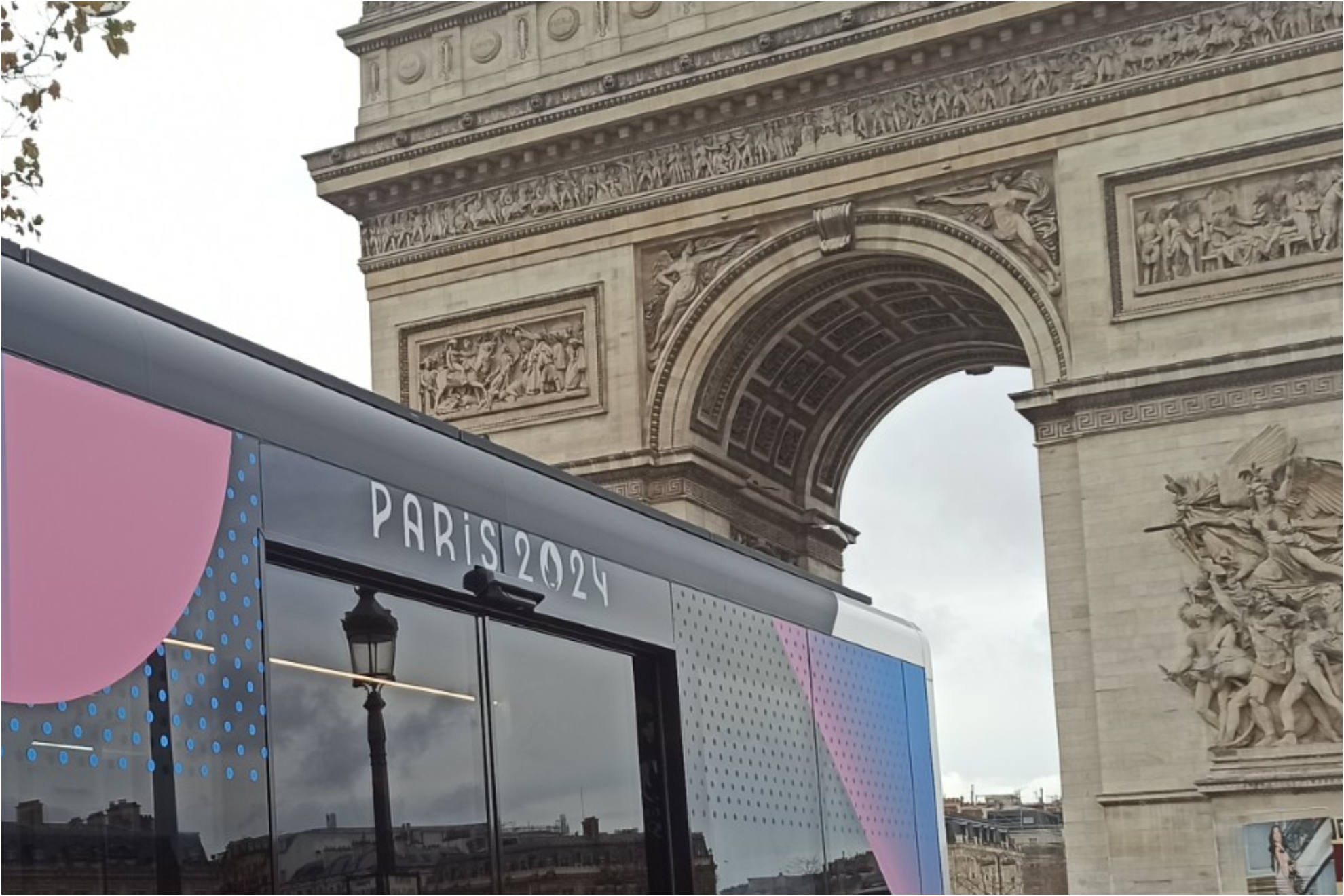 El Arco del Triunfo, en París.