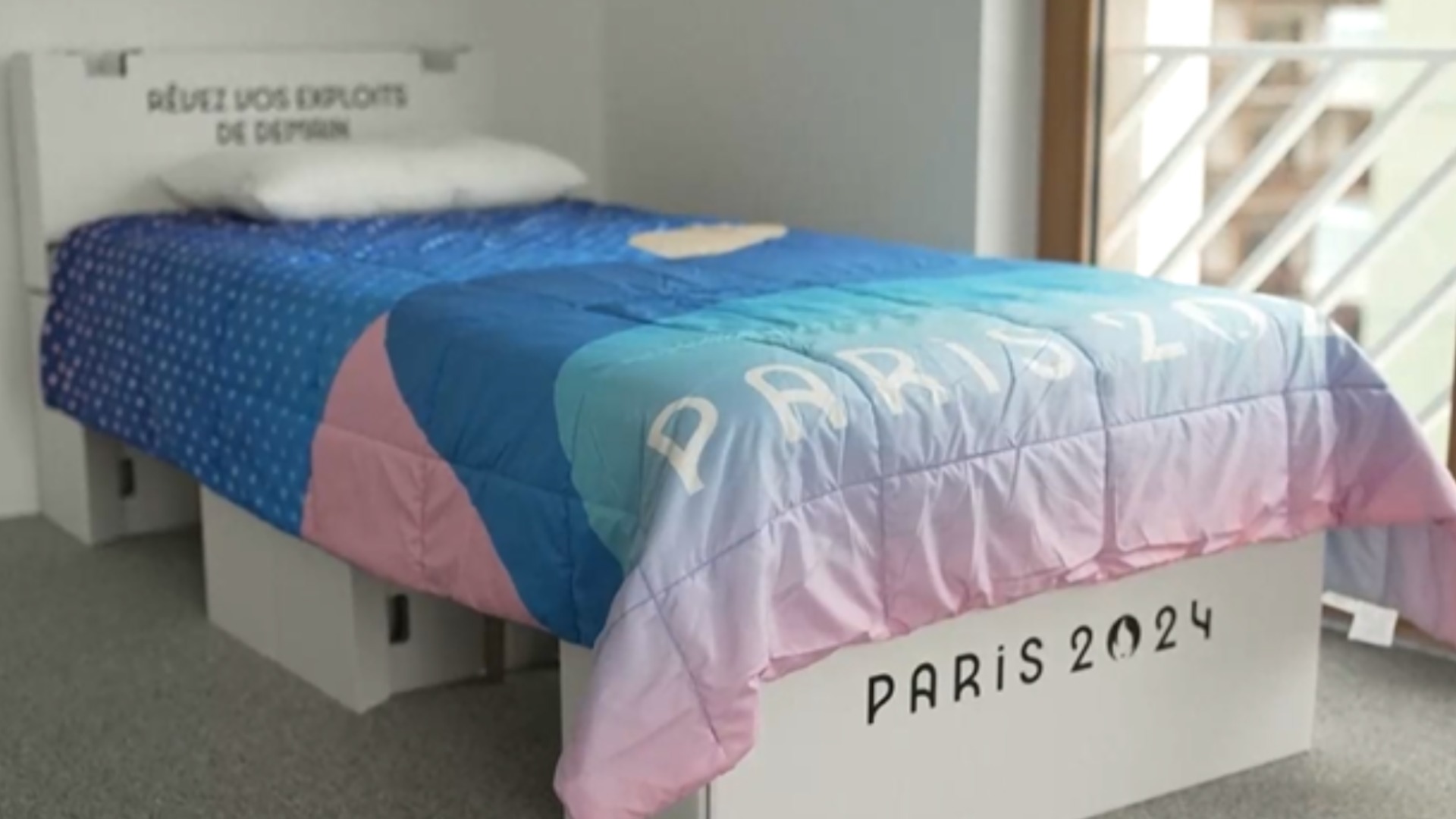 Tras el éxito de estas camas en Tokio 2020, repite la fórmula en París 2024.