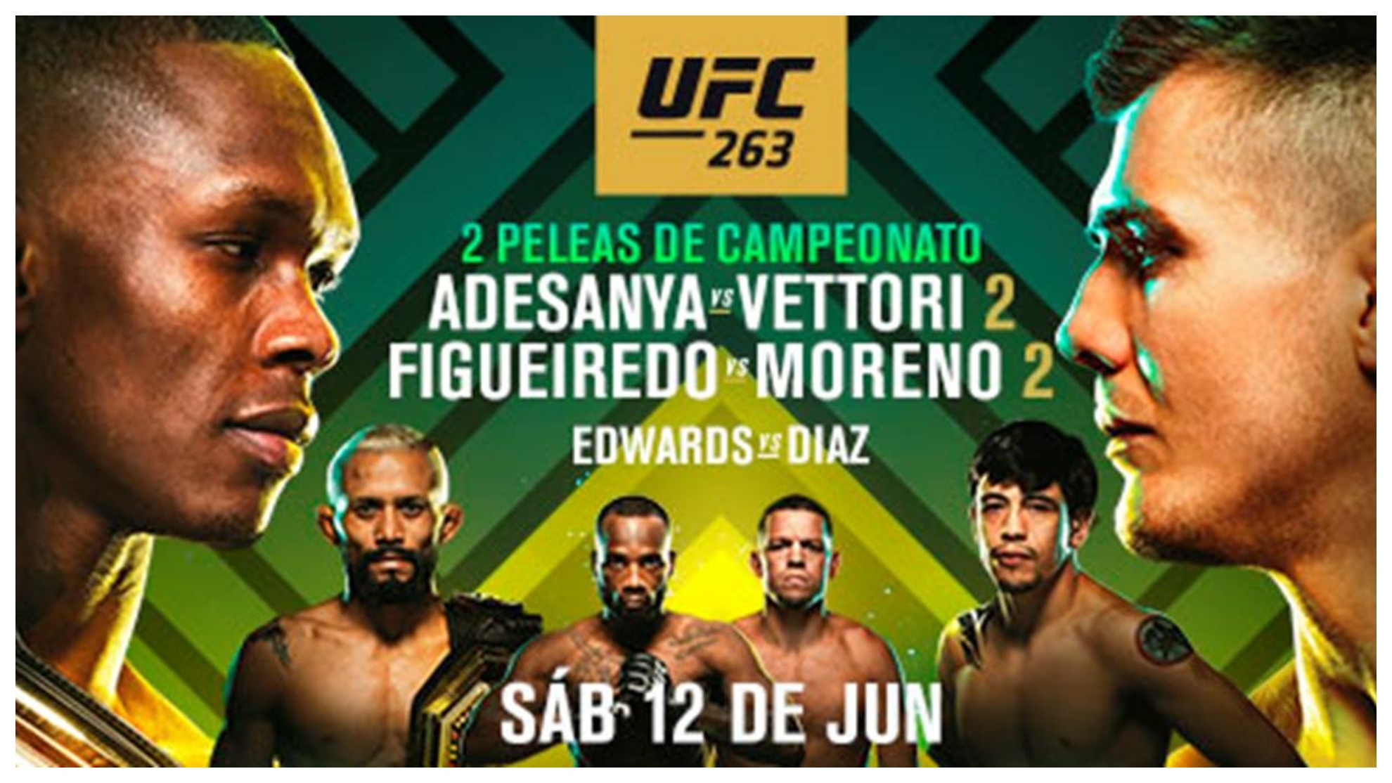 Adesanya - Vettori: horario y dónde ver hoy en TV y online el combate de UFC  263 | Marca