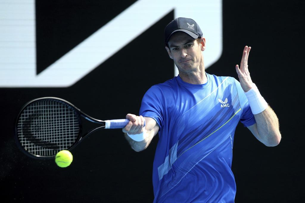 Andy Murray durante un partido.