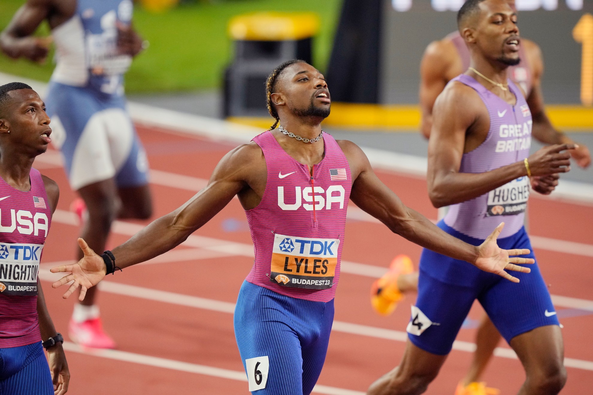 Noah Lyles firma el doblete pero se queda lejos del récord del mundo de los 200 metros Marca