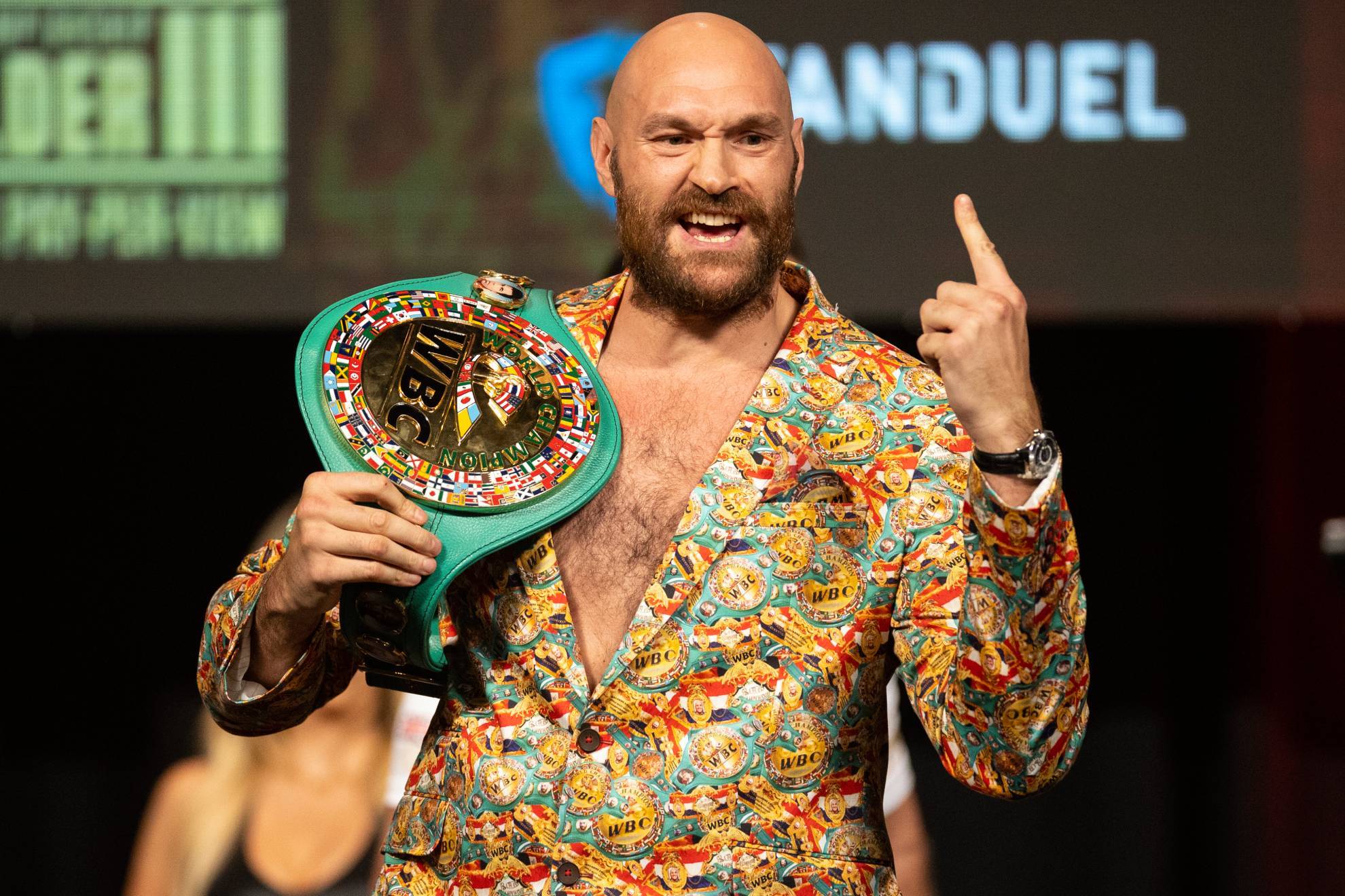 Fury con el título de los pesos pesados del Consejo Mundial de Boxeo