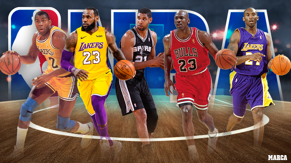 Las leyendas NBA eligen al mejor quinteto de la historia: ¿Con cuál te  quedas tú?