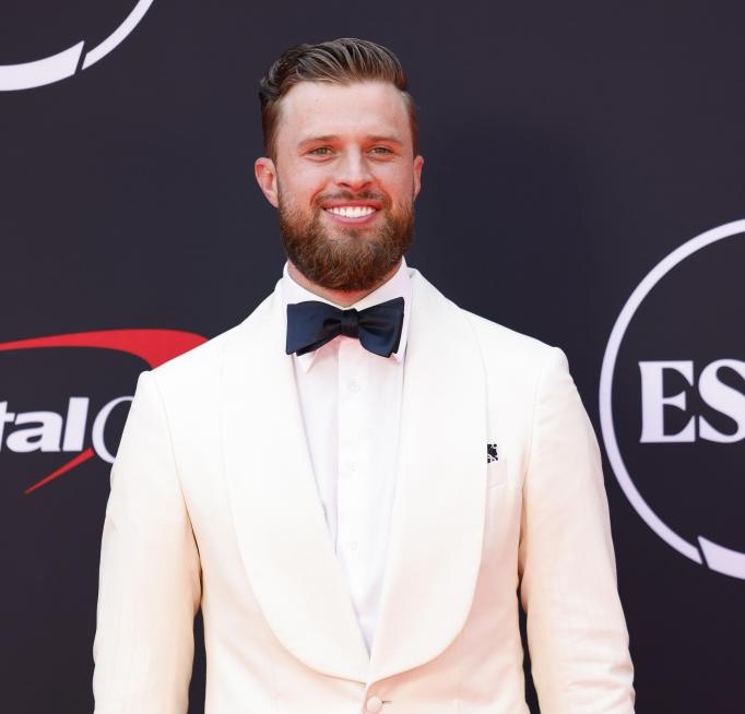 Harison Butker en la entrega de premios ESPYS 2024