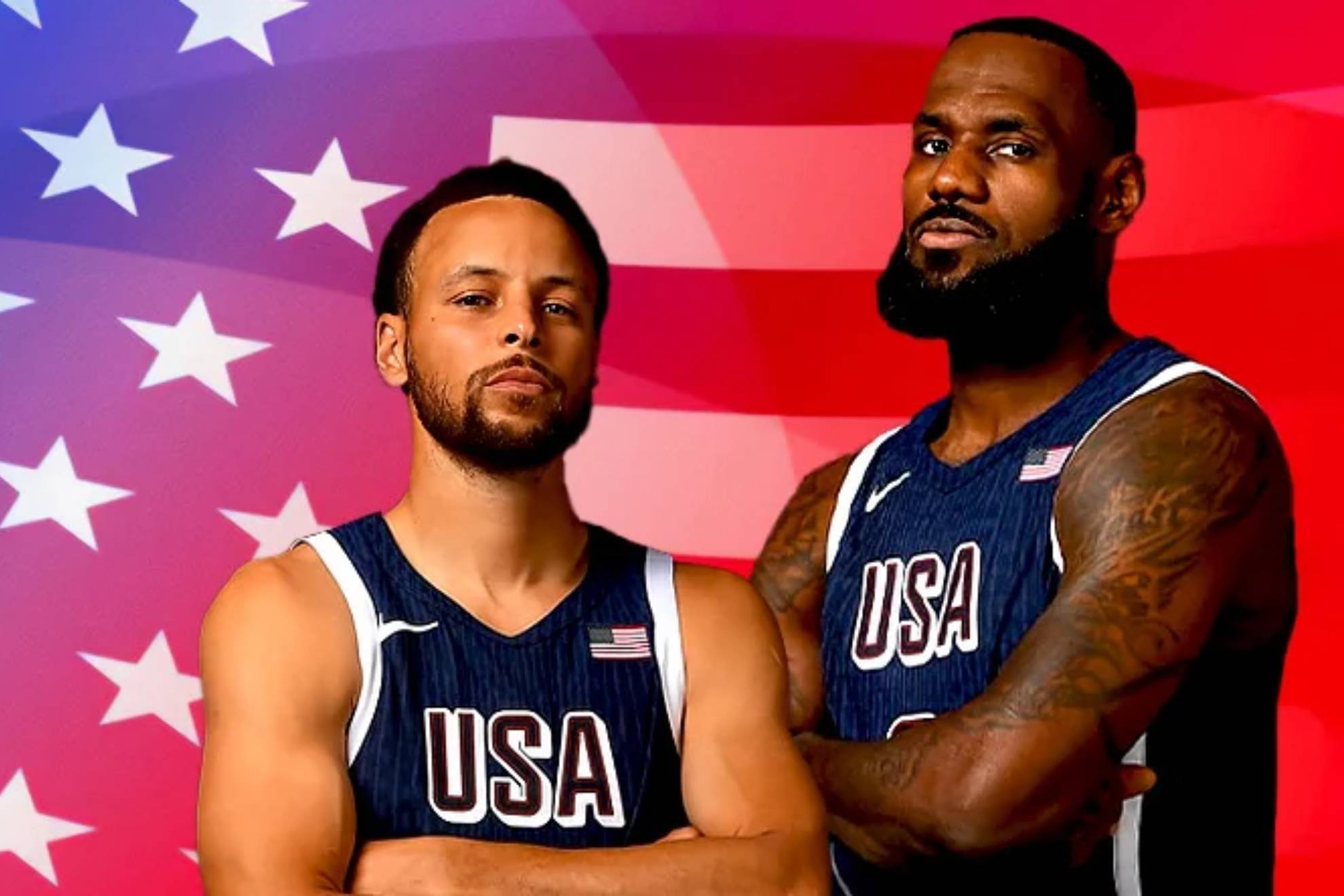 LeBron James y Stephen Curry fueron determinantes para defender la medalla de oro en los Juegos Olímpicos 2024 | Foto: Marca   