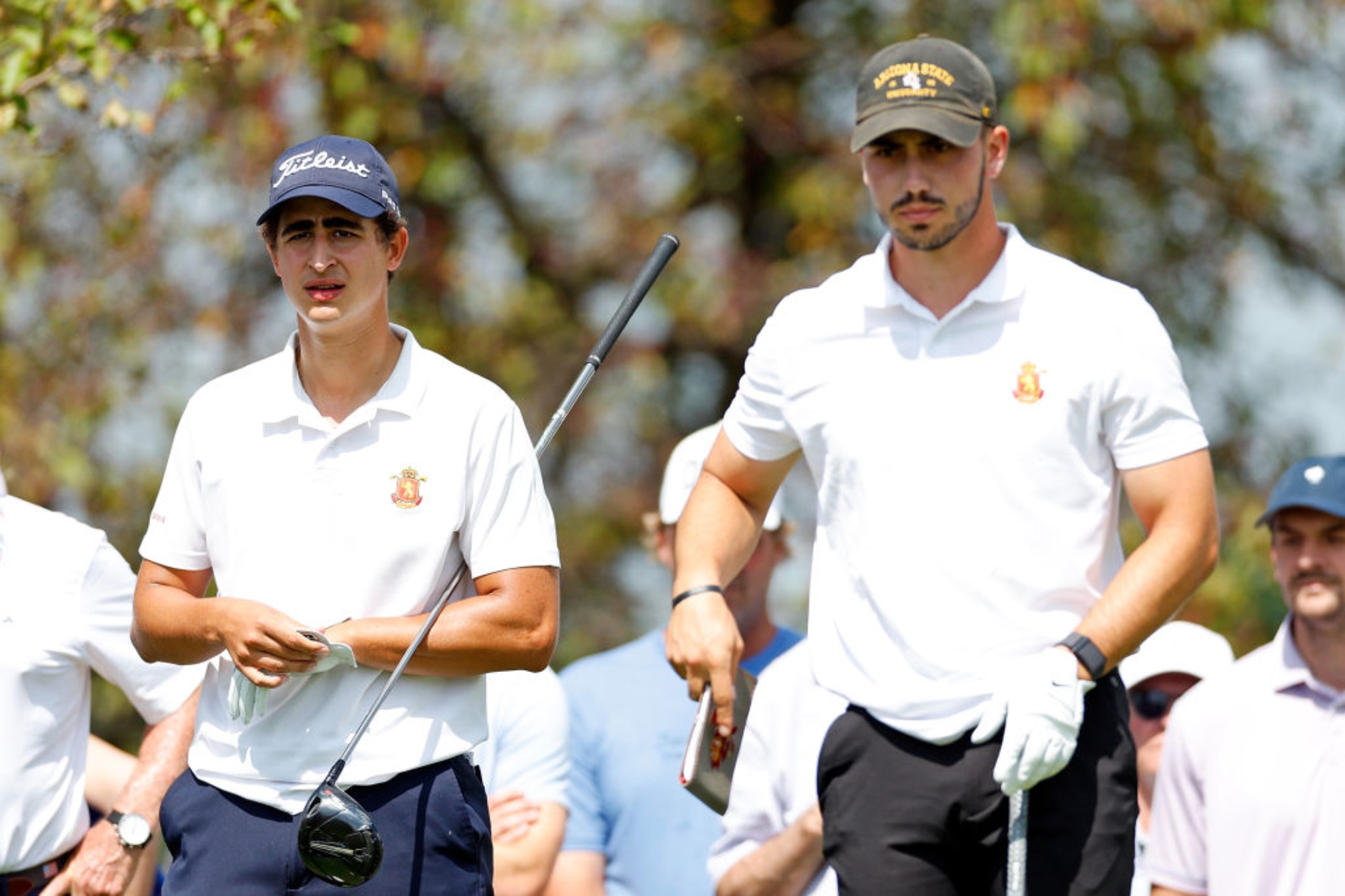 Luis Masaveu y Josele Ballester, en el partido