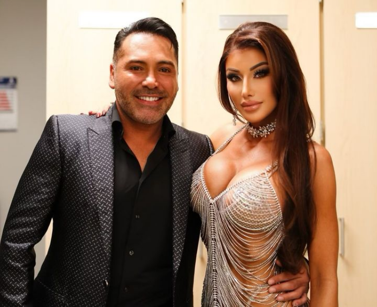 Oscar De La Hoya, Holly Sonders