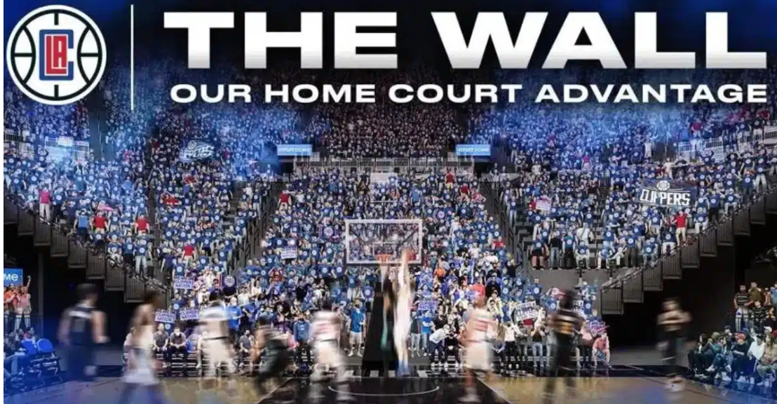 The Clippers' announcement for The Wall