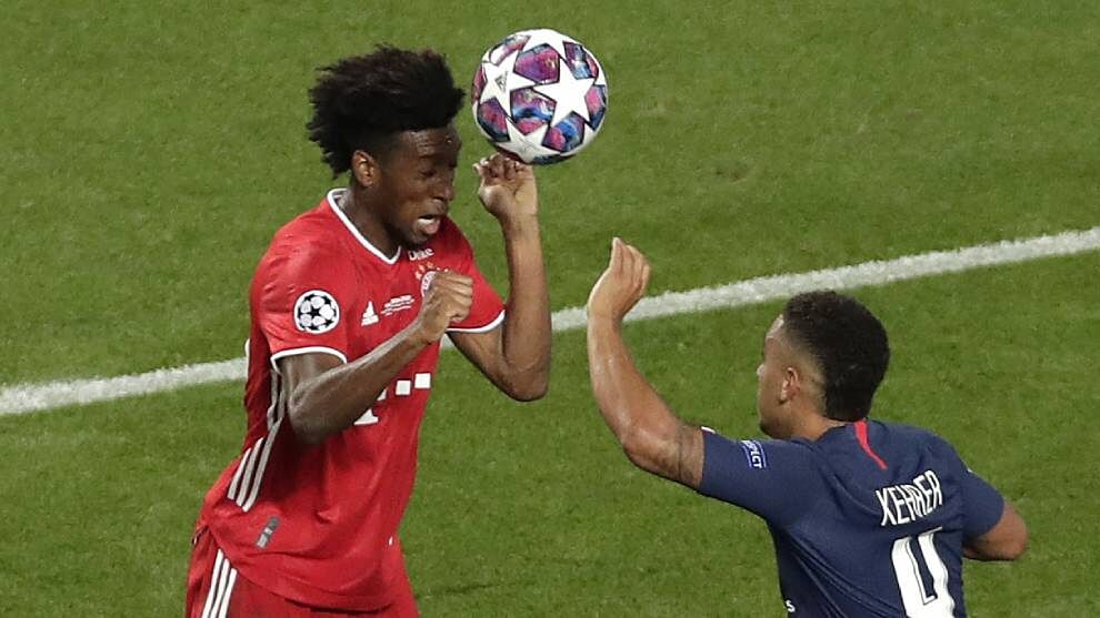 Coman cabecea el gol decisivo de la final de la Champions