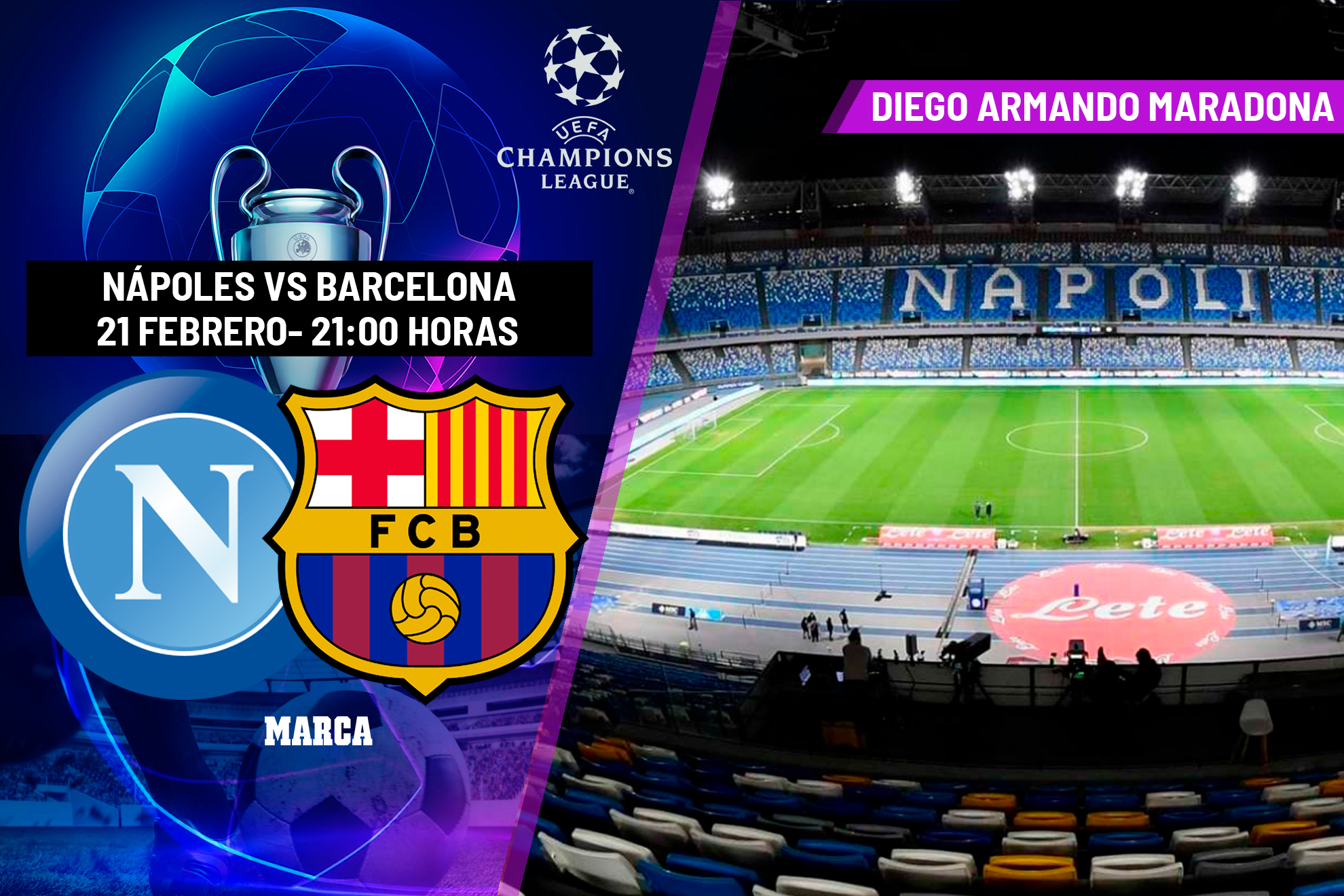 Nápoles - Barcelona: horario, dónde ver en TV y canal del partido de ...
