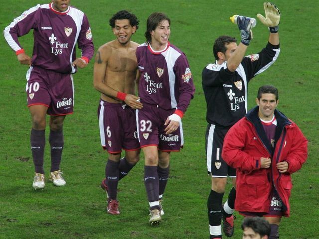Dani Alves y Sergio Ramos (Sevilla, 2003-2006)