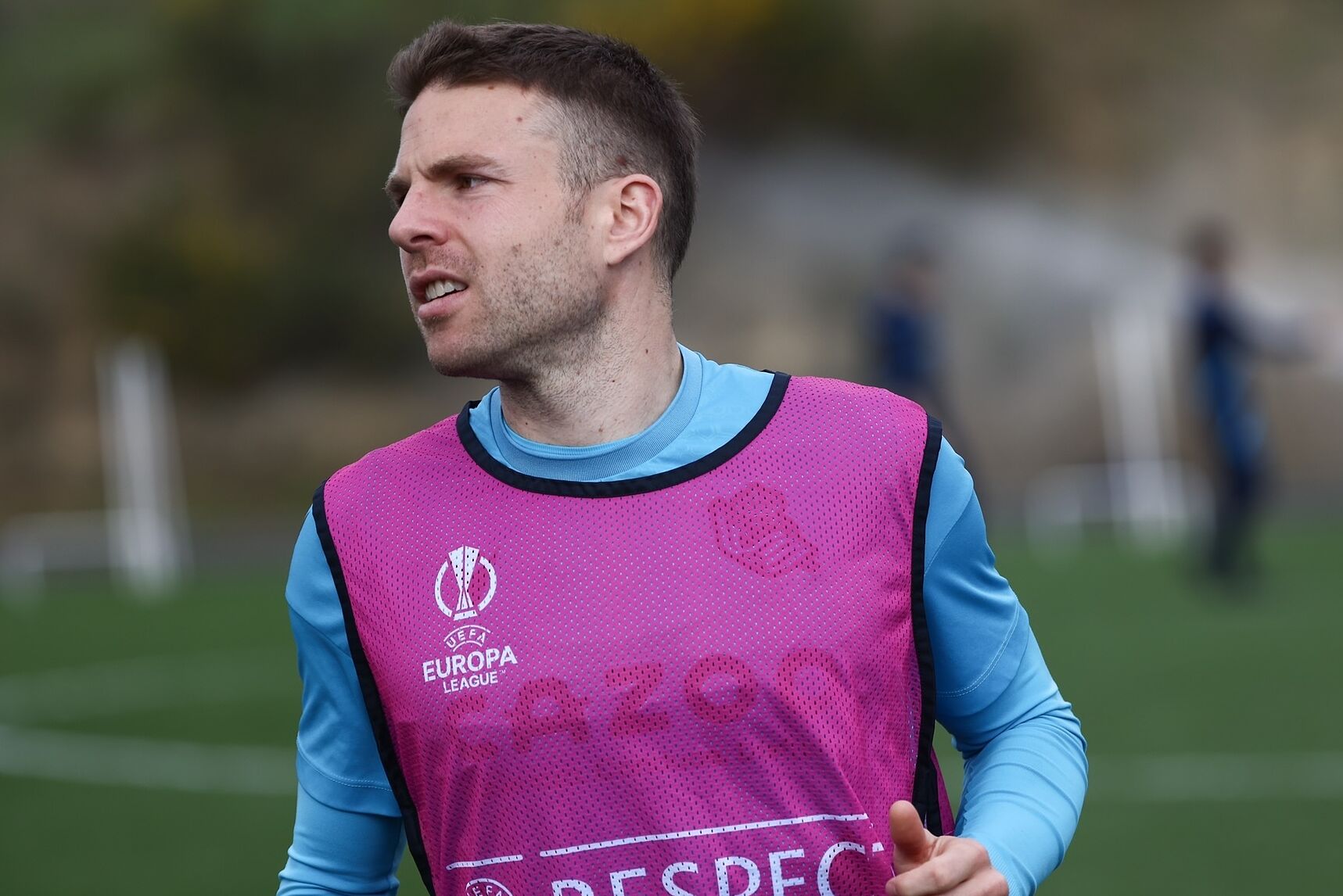 Asier Illarramendi, in a training with the Royal Society.