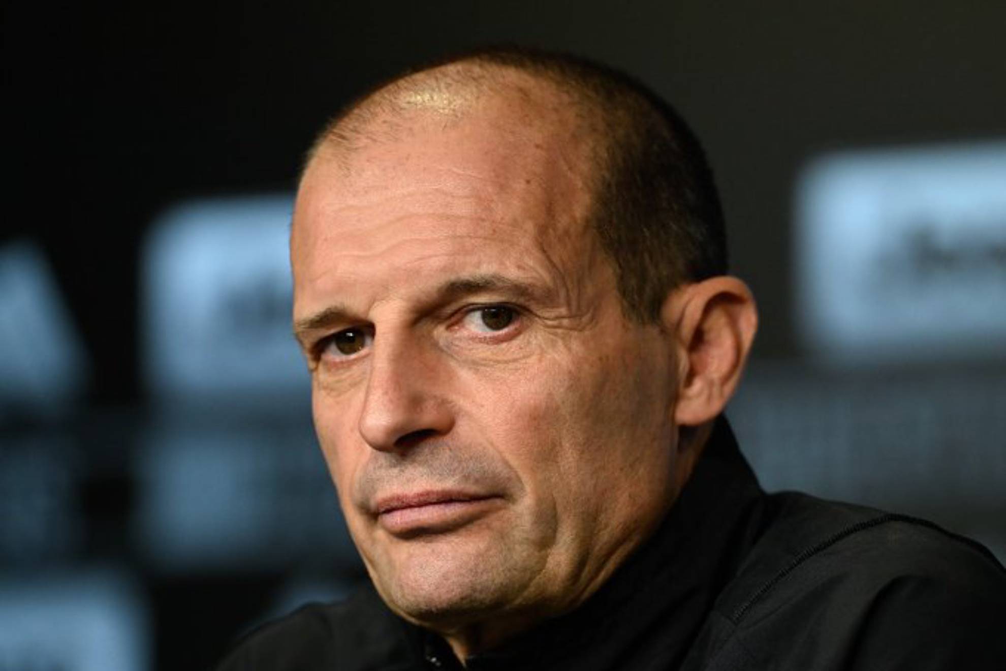 Allegri alla conferenza stampa prima della festa con Napoli.